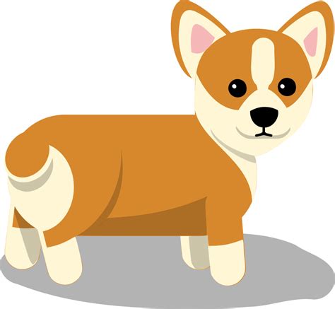 OnlineLabels Clip Art - Corgi