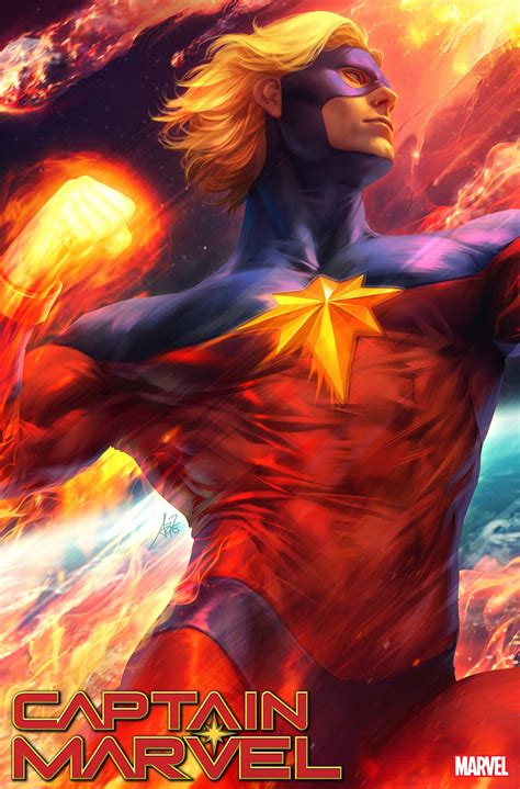 Captain Marvel 34 Artgerm Teaser Cover Fresh Comics
