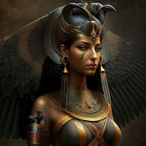 Premium Ai Image Ancient Egyptian Goddess Of Fertility And Motherhood