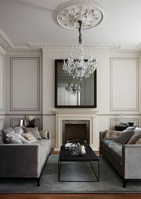 Zoffany Paint Neutral Colours Silver Living Room Interior Living