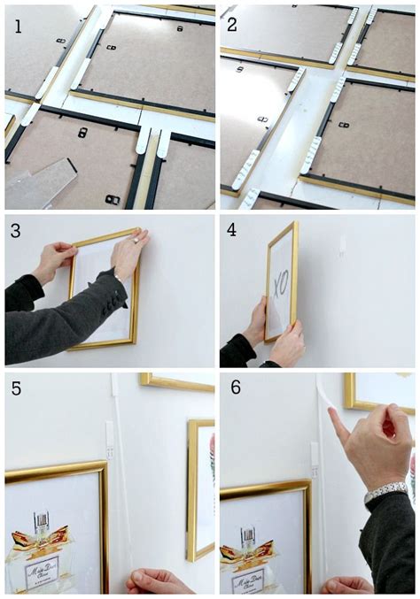 How To Create A Gallery Wall Without Hammer And Nails Little Big