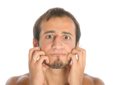 Surprised Man Scratch Face Stock Image Image Of Meditate 19671509