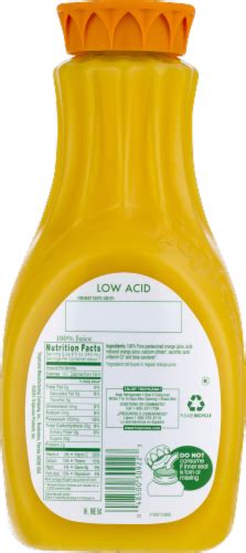 Tropicana Pure Premium Low Acid Orange Juice, 59 fl oz ...