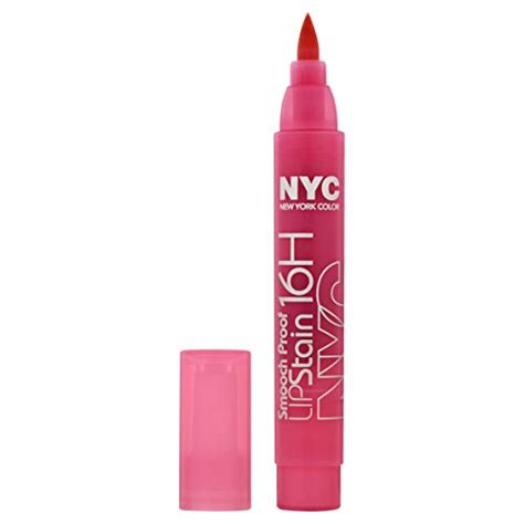 New York Color Smooch Proof Lip Stain Forever Fuchsia 0 1 Fluid Ounce