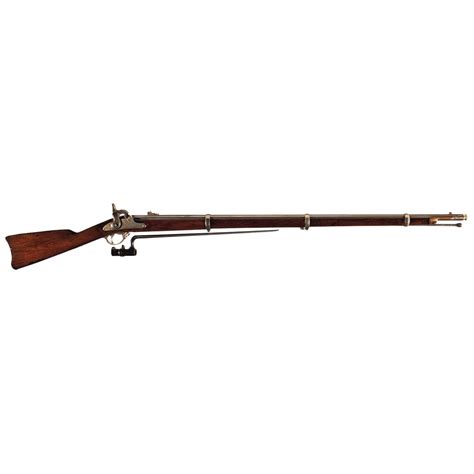 Civil War Us Springfield Model 1863 Type I Percussion Rifle Musket