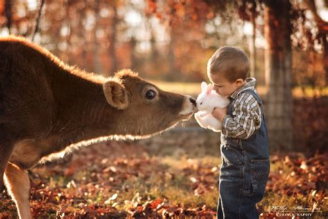 Cutest Pictures Of Kids And Barnyard Animals Together Luve Ur Pet