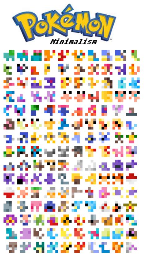 Unreleased platform:android pixel tamers gameplay pixel art: My original 150 Pokemon 4 x 4 pixel challenge is finished! : PixelArt
