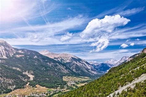 Mountain Landscape In The French Alps Stock Photo Image Of Italy