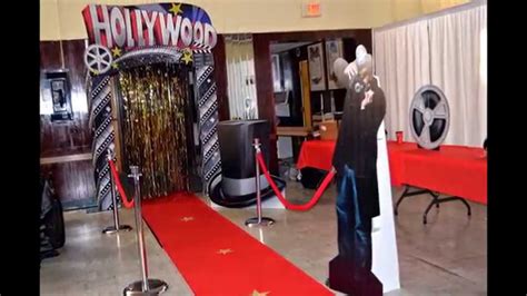 There are so many great sweet 16 decorations that can be used with this theme, and what better way to welcome all of the guests to the big celebration than with a fun hollywood red carpet! Sweet Sixteen Hollywood Glam - YouTube