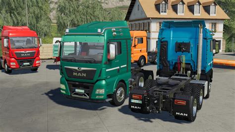 Man Tgx Semi Truck Pack V For Fs Farming Simulator Mod