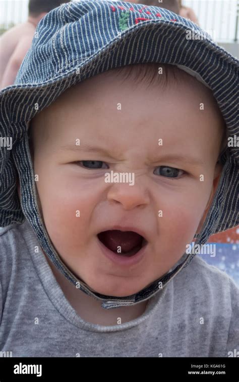 Funny Face Of Baby Hi Res Stock Photography And Images Alamy