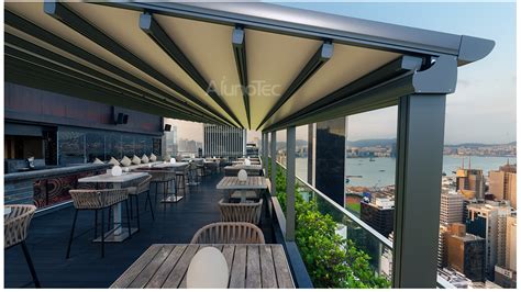 Low maintenance · affordable customization · american quality China Deck Roof Aluminum Retractable Roof Folding Awning ...