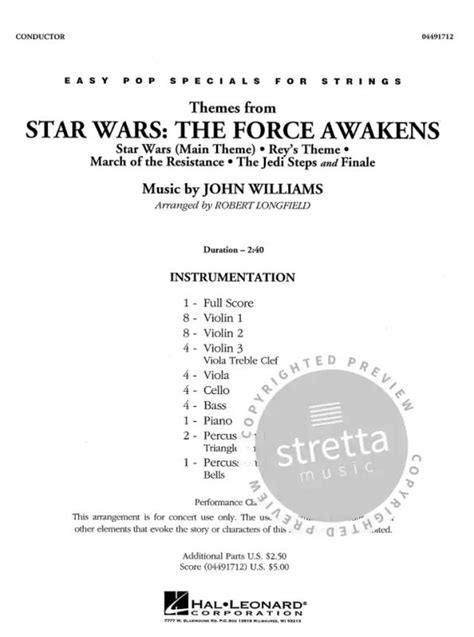 Star Wars Episode 7 The Force Awakens From John Williams Buy Now