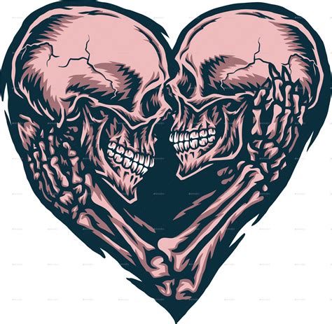 Skull Couple By Amillustrated Graphicriver