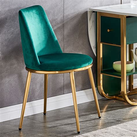 Best Modern Velvet Dining Chair High Back Upholstered Side Chair In