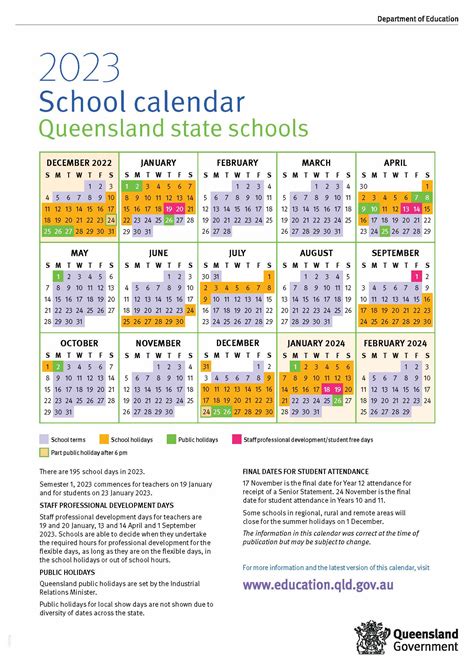 Education Queensland School Calendar 2023 Get Calendar 2023 Update