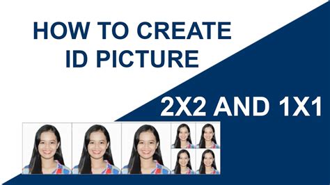 How To Create Id Picture 2x2 And 1x1 White Background In Photoshop Cs6