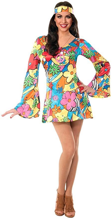 1960s Party Costume 1960s Costumes Go Go Dancer Costume Hippie