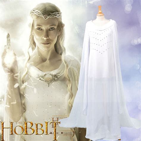 The Lord Of The Rings Royal Elf Galadriel Cosplay Costume Lord Of The