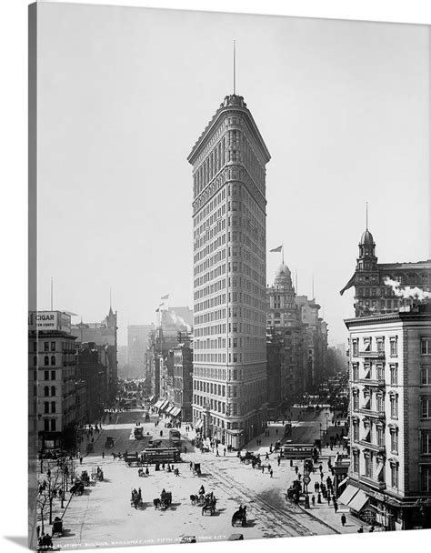 Vintage Photograph Of Flatiron Building New York City Flatiron