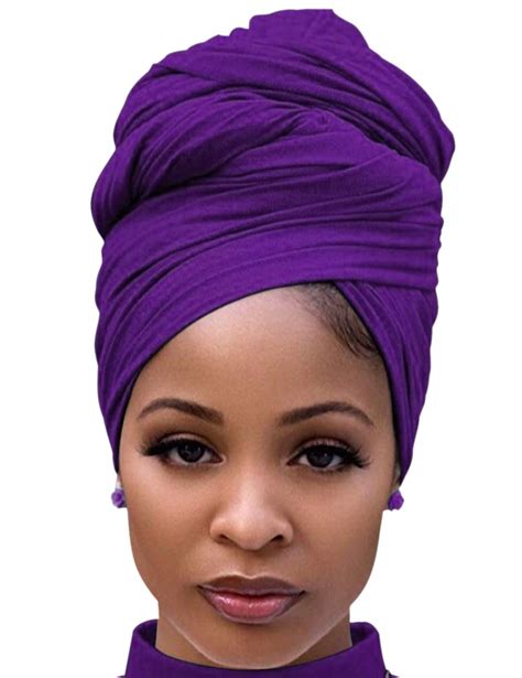 Harewom African Scarfs For Women Head Wraps Stretch Turban