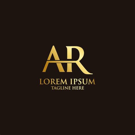 Premium Vector Luxury Creative Premium Ar Letters Logo Design