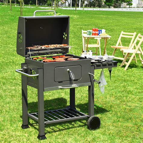 Foldable fire pit heater barbecue bbq grill stove camping charcoal patio outdoor. Costway: Costway Charcoal Grill Barbecue BBQ Grill Outdoor ...