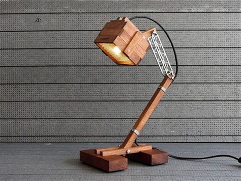 Wood Lamp Table Lamp Desk Lamp Rustic Small Lamp Wooden Wooden Table