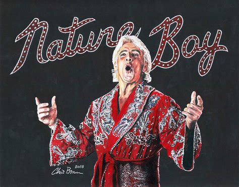 The Nature Boy Ric Flair Drawing By Chris Brown