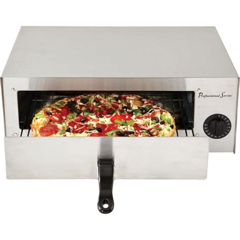 Professional Series 120v Timed Stainless Steel Pizza Oven By