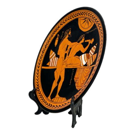 god zeus and ganymedes homosexual love gay sex ancient greece plate vase ceramic ebay