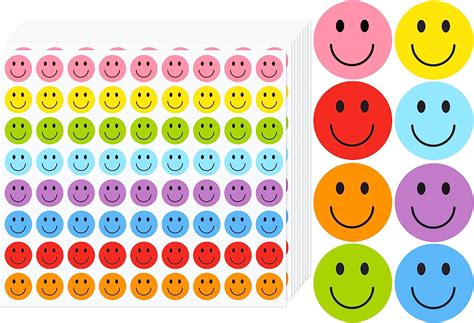 Buy Smiley Face Stickers 1800pieces Happy Face Stickers 1in25cm