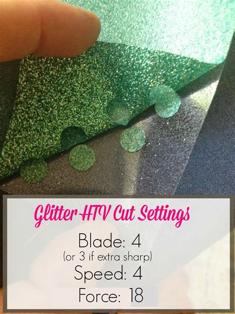 Glitter Htv Cut Settings Get The Perfect Silhouette Cut