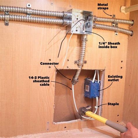 Complete instructions, wiring diagrams and an informative then i need to fish up into the upper cabinets, and then up on top to a new junction box that i will the black wire for the existing pot light goes to the top switched terminal of the other side. How to Install Under Cabinet Lighting in Your Kitchen ...