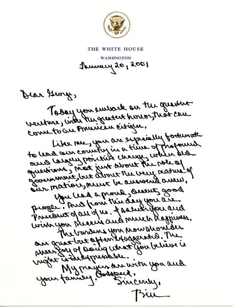 Letters From Presidents To Their Successors The Atlantic