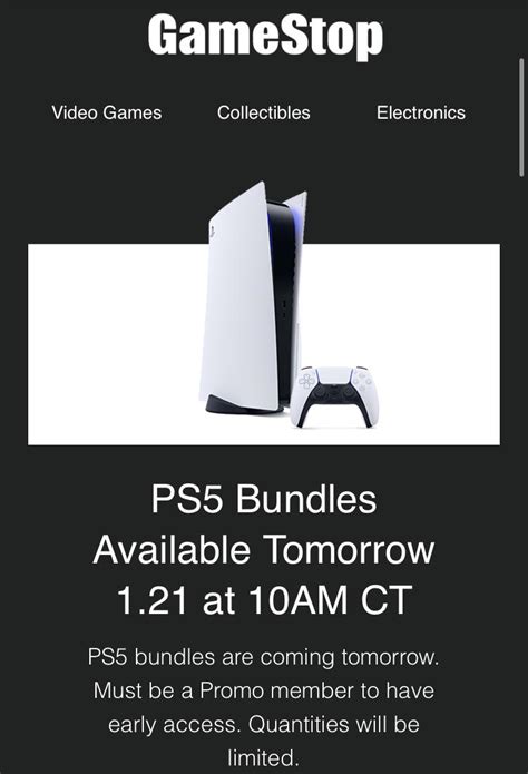 Gamestop Is Having A Ps5 Drop Online Tomorrow If You Missed This Email