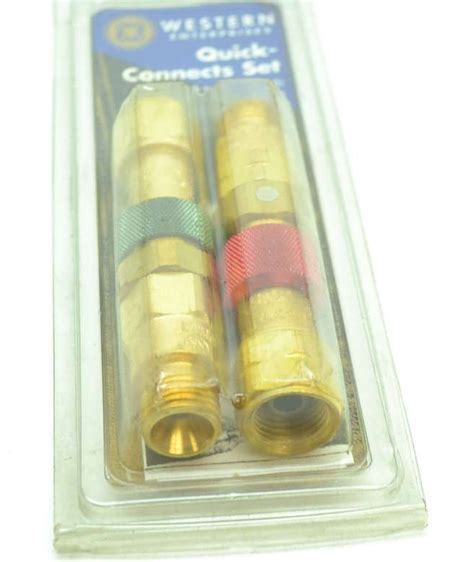 Western Enterprises 312qdb10 Brass Torch To Hose Set