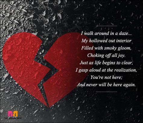 Sad Love Poems For Him And Her 50 Love Poems To Express Dejection