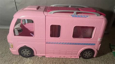 Mattel Barbie Dream Camper Pink Expandable Rv Bus Home Van Motor
