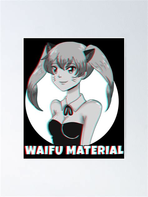 Ecchi Waifu Material Ahegao Hentai Anime Gift Classic Poster By Vaciorndupuy Redbubble
