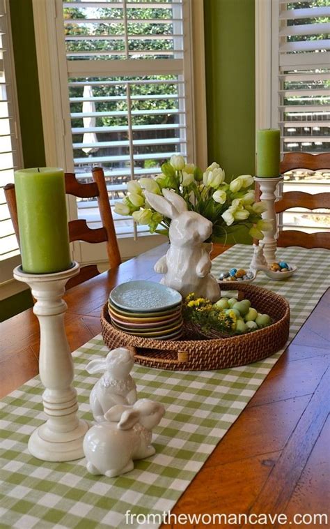 Easter Green Table Decoration Home Decorating Trends