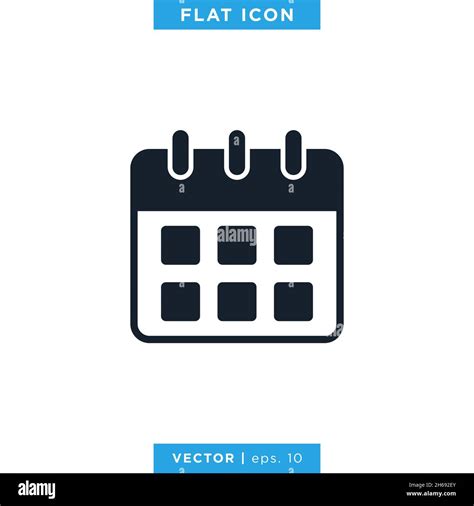 Calendar Icon Vector Stock Illustration Design Template Vector Eps 10