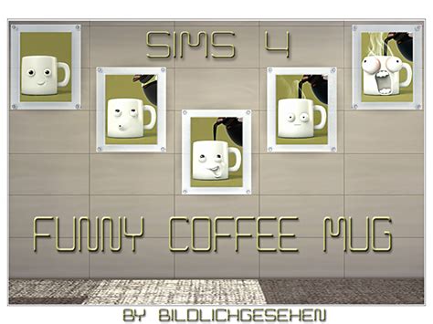 Funny Coffee Mug By Bildlichgesehen Sims 4 Decor