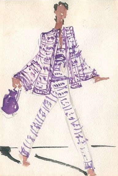 Benannt nach dem amerikanischen designer roy halston frowick, schafft die h by halston kollektion eine glamouröse verbindung. Fashion illustration by Joe Eula (1925-2004), ca 1980 ...