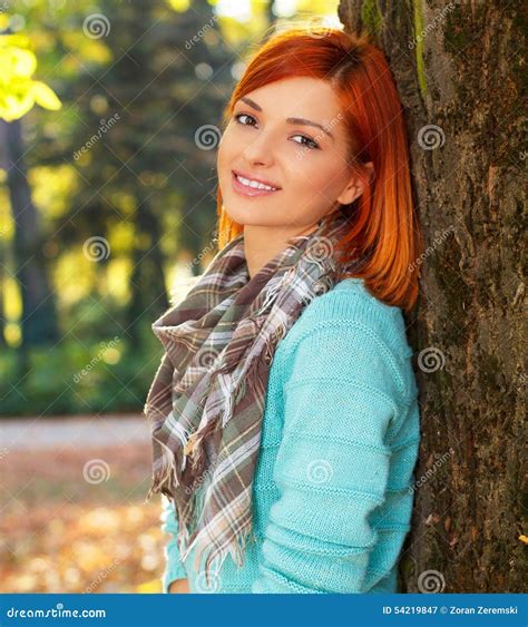 Portrait Of Young Woman Stock Image Image Of Cute Camera 54219847