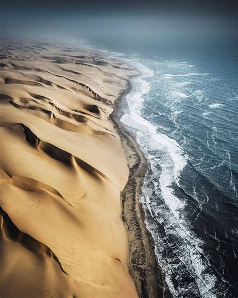 A piece of land may be next to an ocean, but that doesn't mean it will get a lot of rain. @jasoncharleshill┈┈┈┈┈┈┈ "Where the Namib desert meets the ...