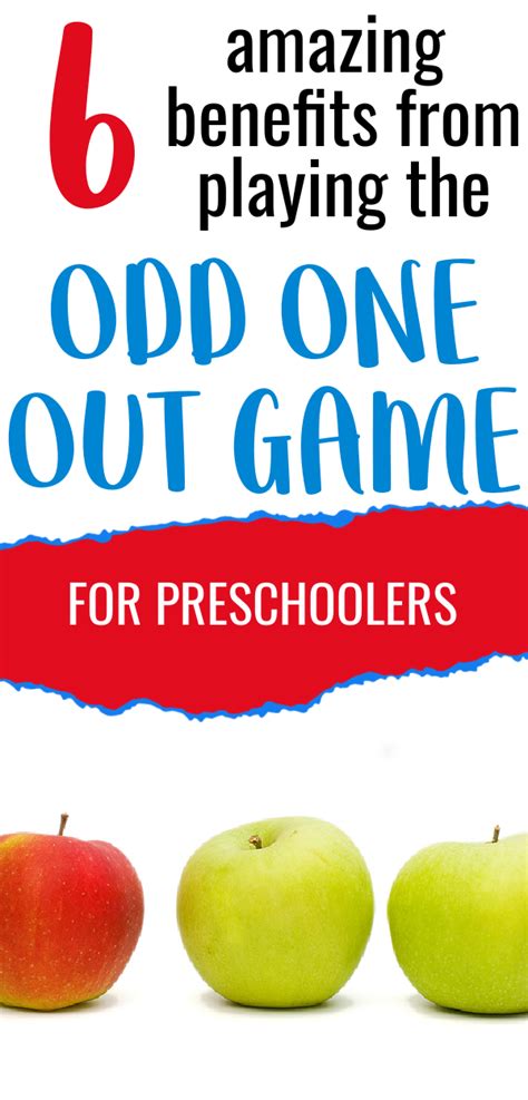 How To Play The Odd One Out Game With Preschoolers Empowered Parents