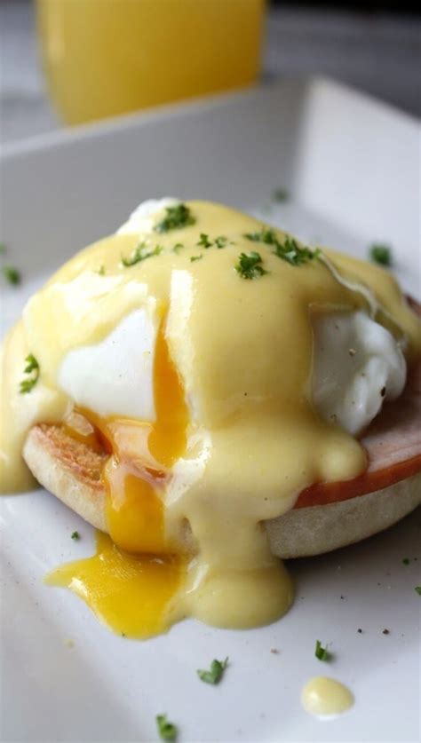 Eggs Benedict A Poached Egg On Top Of Crispy Canadian Bacon On A Warm
