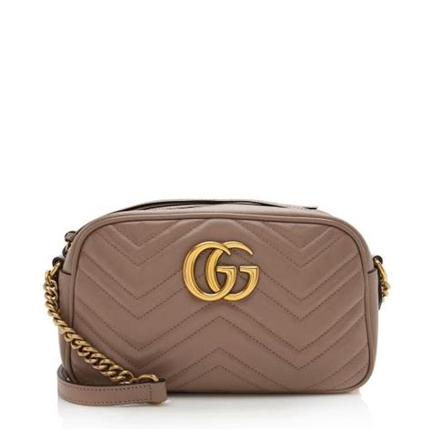 Gucci Matelasse Leather Gg Marmont Small Shoulder Bag