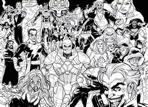 Super Villains Coloring Pages Clip Art Library